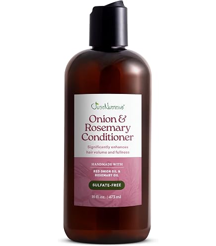 Amazon.com: Just Nutritive Onion & Rosemary Shampoo for Hair